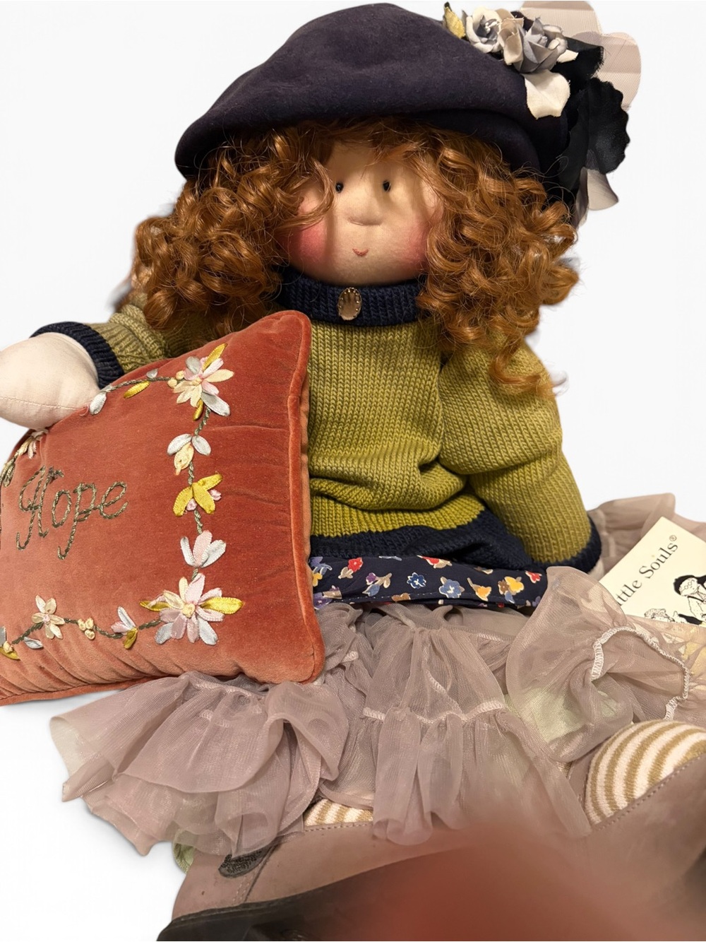 Little Souls GLORIA Doll 2008 Gretchen Wilson artist cloth doll 24”